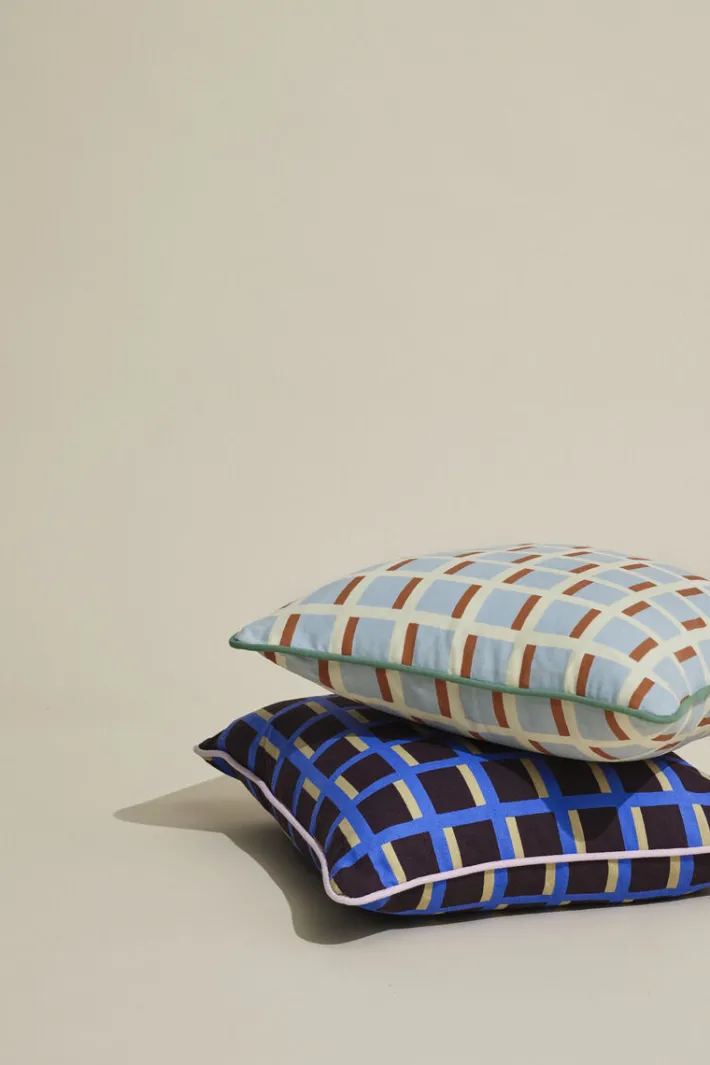 Agenda Cushion Sand/Multicolour^Hübsch Cheap