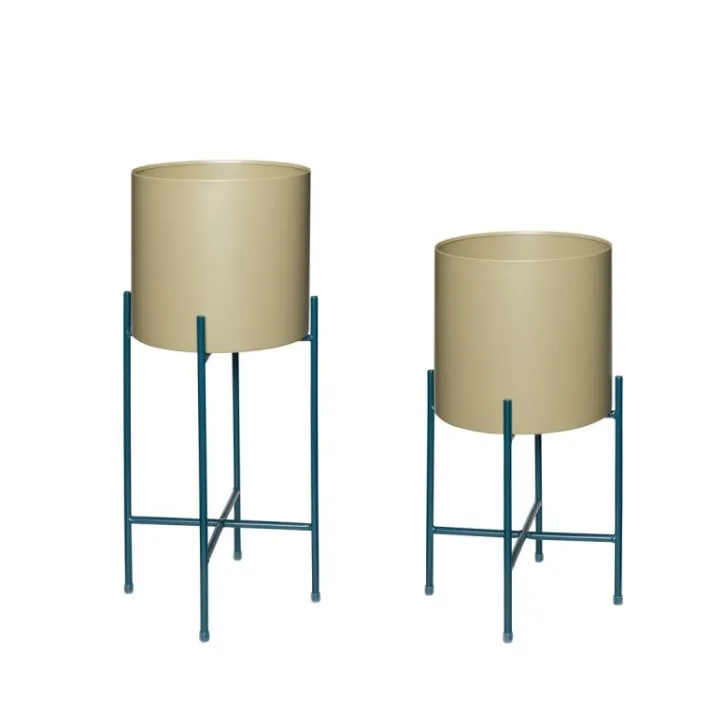 Airy Pots Khaki (set of 2)^Hübsch Outlet