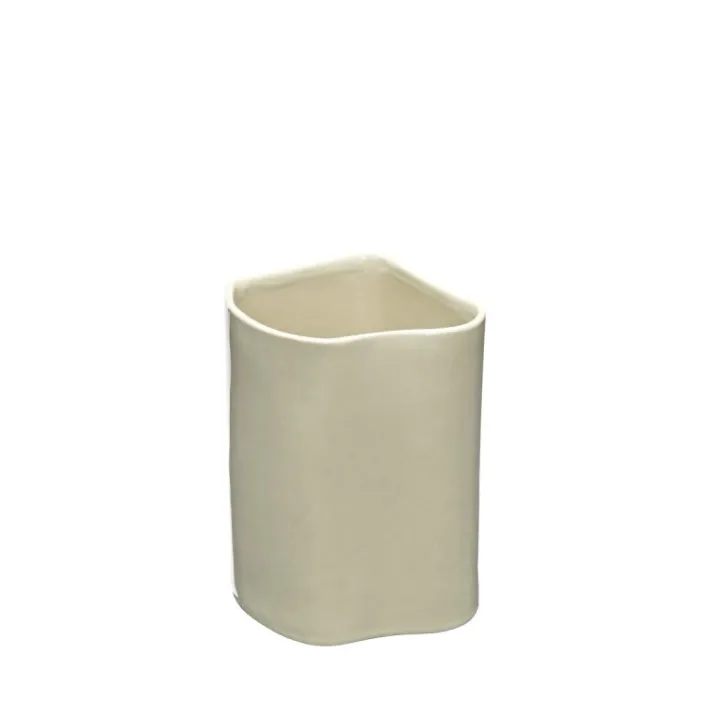 Amare Canister with Lid Small Sand/Brown^Hübsch Store