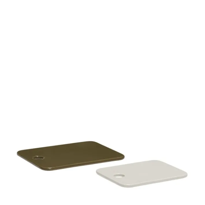 Amare Ceramic Boards Sand/Olive (set of 2)^Hübsch Cheap