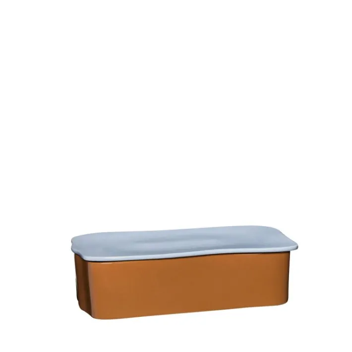 Amare Desk Organiser Large Brown/Light blue^Hübsch Sale