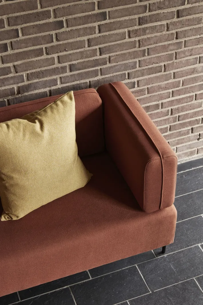 Block Sofa Maroon^Hübsch Cheap