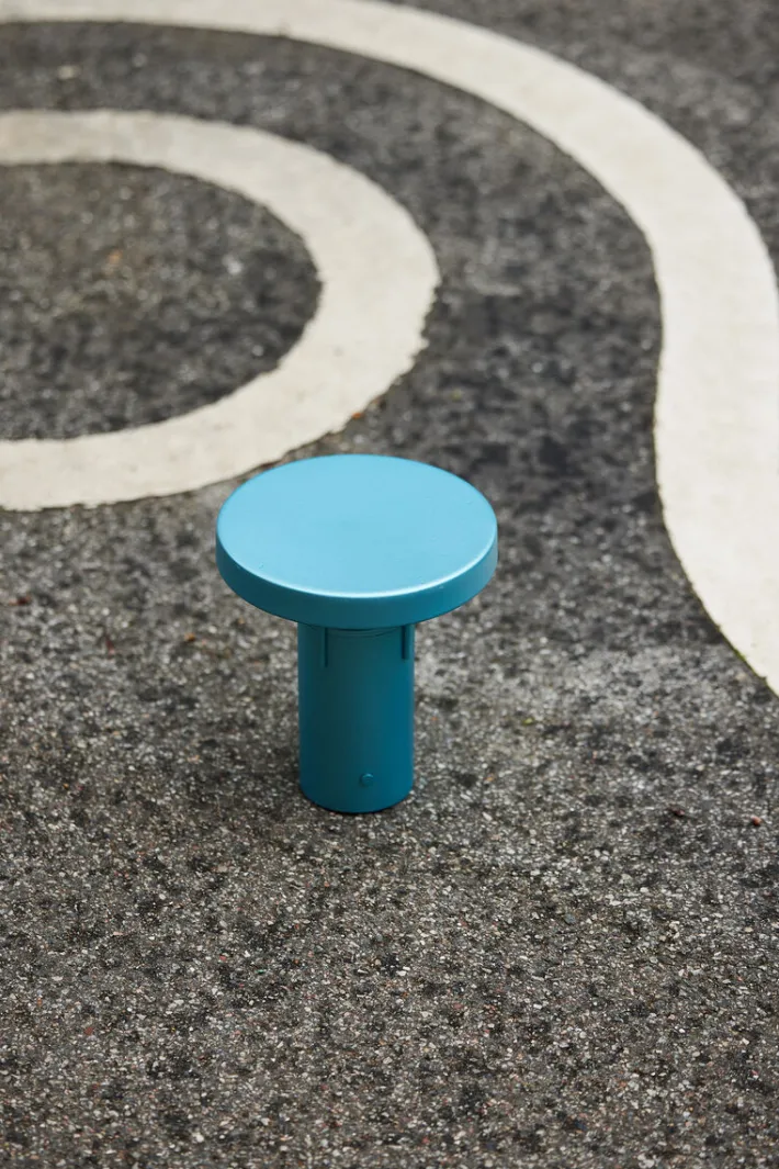 BringMe Portable Lamp Mini Metallic Turquoise^Hübsch Flash Sale