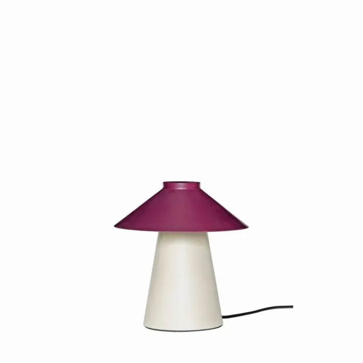 Chipper Table Lamp Sand/Burgundy^Hübsch Cheap
