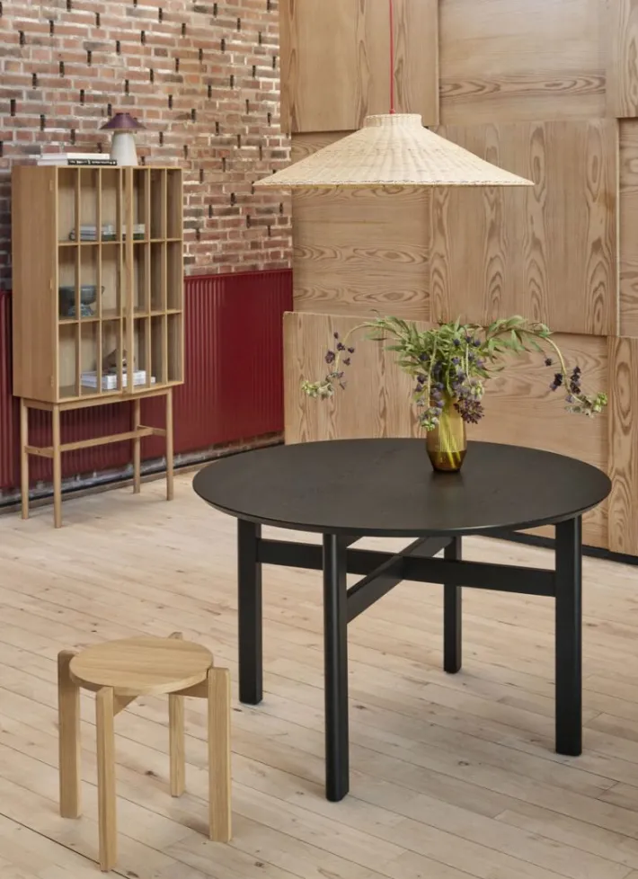 Chipper Table Lamp Sand/Burgundy^Hübsch Cheap