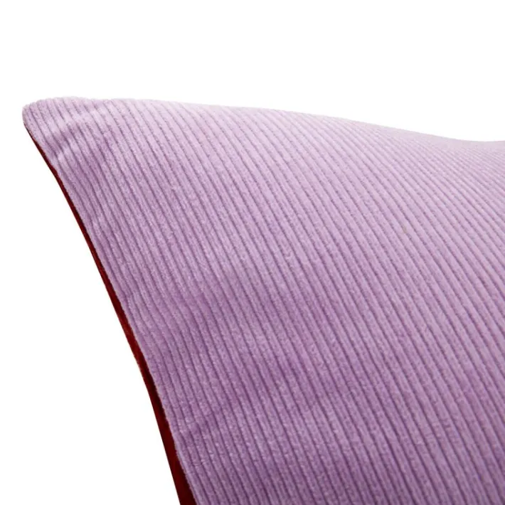 duo_cushion_purplered_3.webp Duo Cushion Purple/Red^Hübsch Clearance