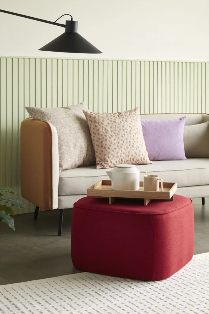 duo_cushion_purplered_4.webp Duo Cushion Purple/Red^Hübsch Clearance