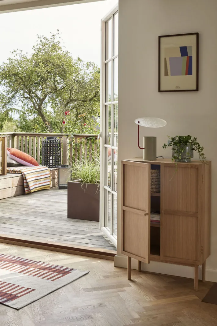 duo_cushion_purplered_5.webp Duo Cushion Purple/Red^Hübsch Clearance