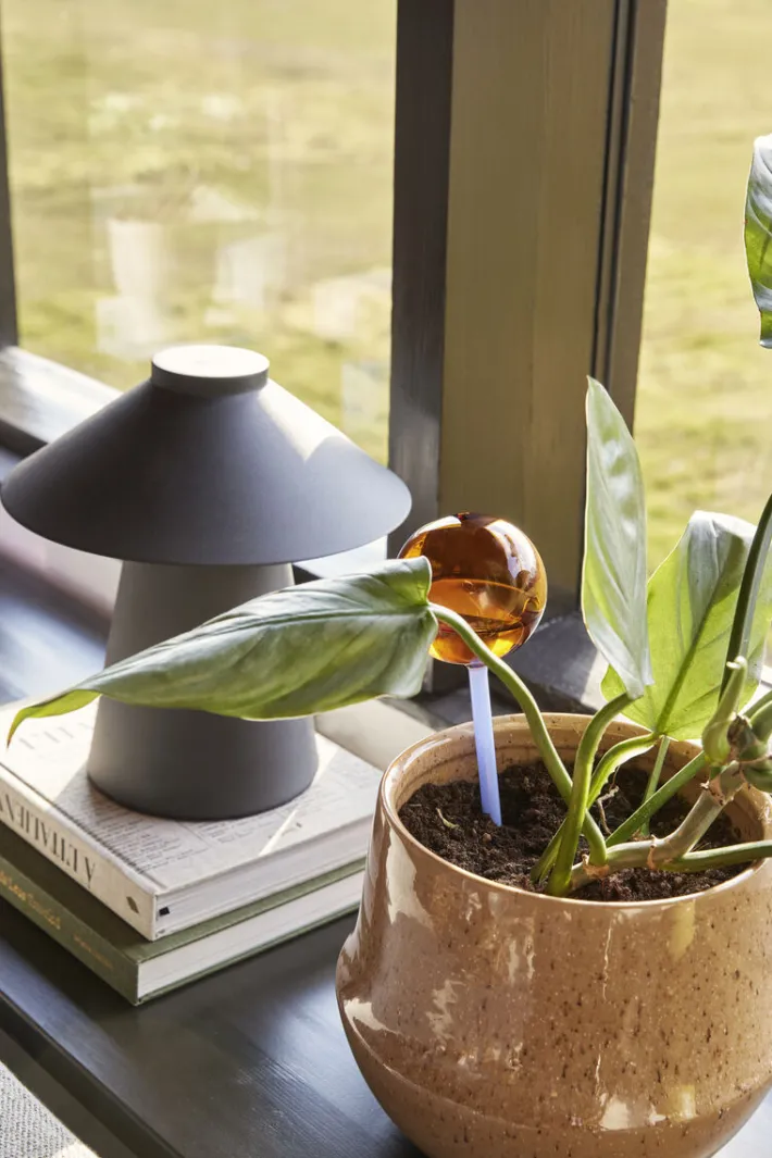 Flora Aqua globe Amber/Blue^Hübsch Discount