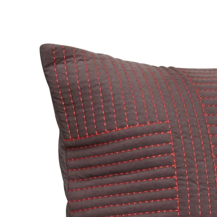 Floy Cushion Brown/Red^Hübsch Online