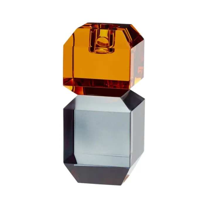 Gem Candlestick Orange/Grey^Hübsch Discount