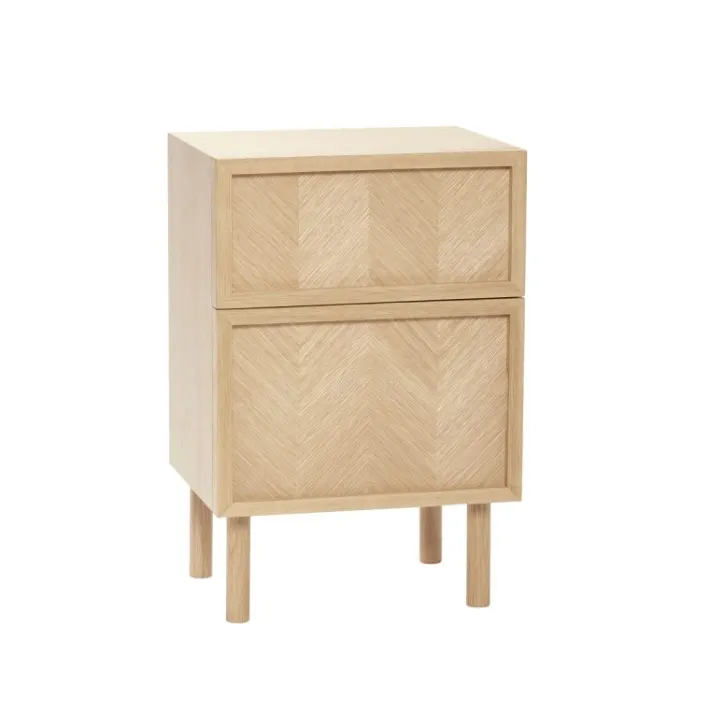 Herringbone Bedside Table^Hübsch Clearance