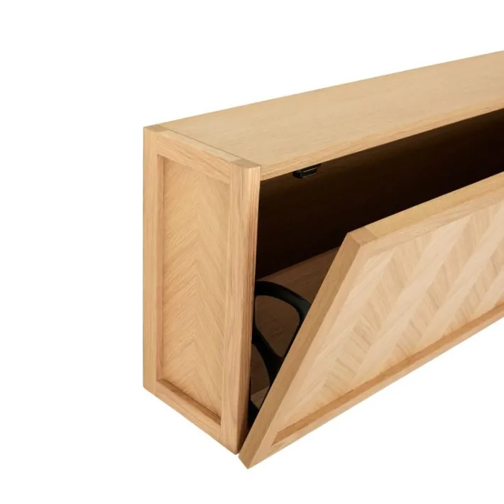 Herringbone Shoe Cabinet Large^Hübsch Store