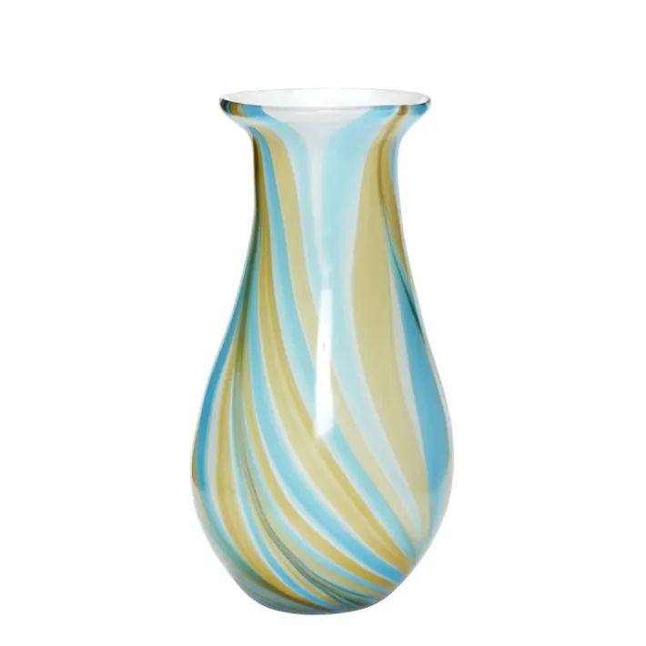 Kaleido Vase Blue/Yellow^Hübsch Cheap