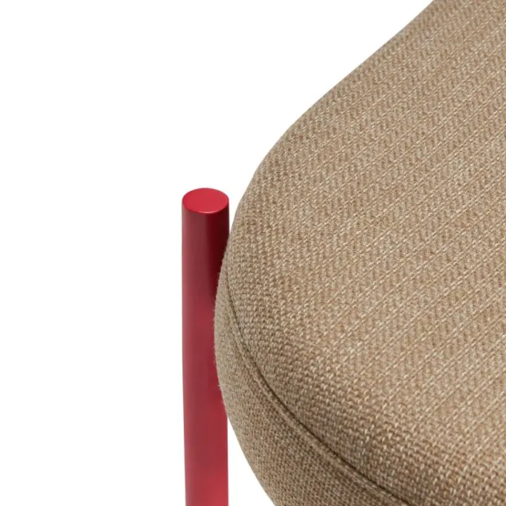 Klint Bench Red/Beige^Hübsch Cheap