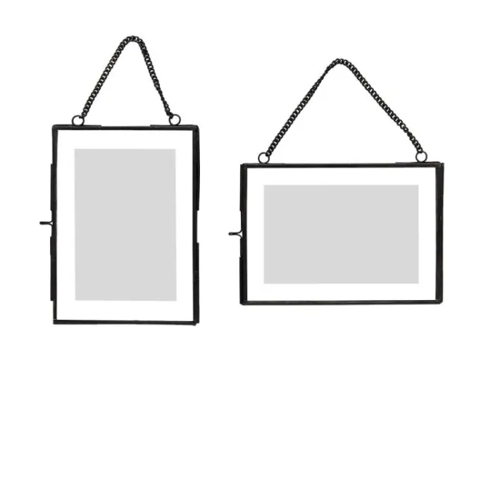 Loft Frames Chained Black (set of 2)^Hübsch Cheap