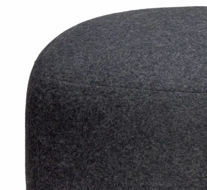 Mochi Pouffe Ø70 Dark grey^Hübsch Cheap