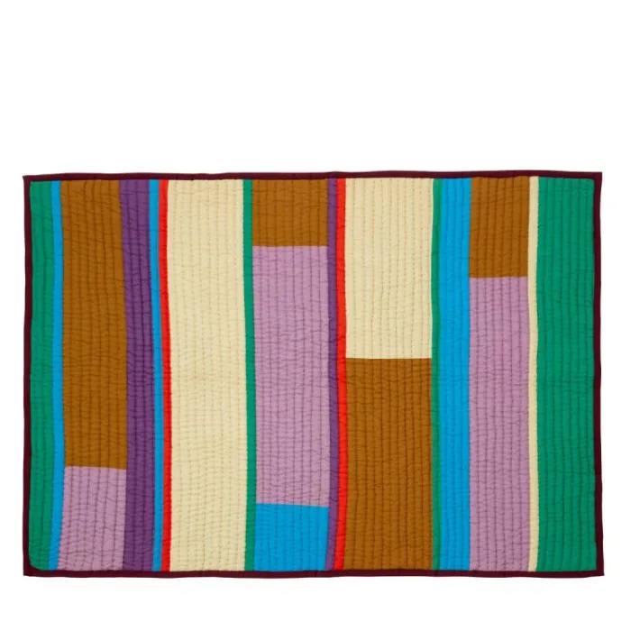 Pavilion Plaid Block Burgundy/Multicolour^Hübsch Sale