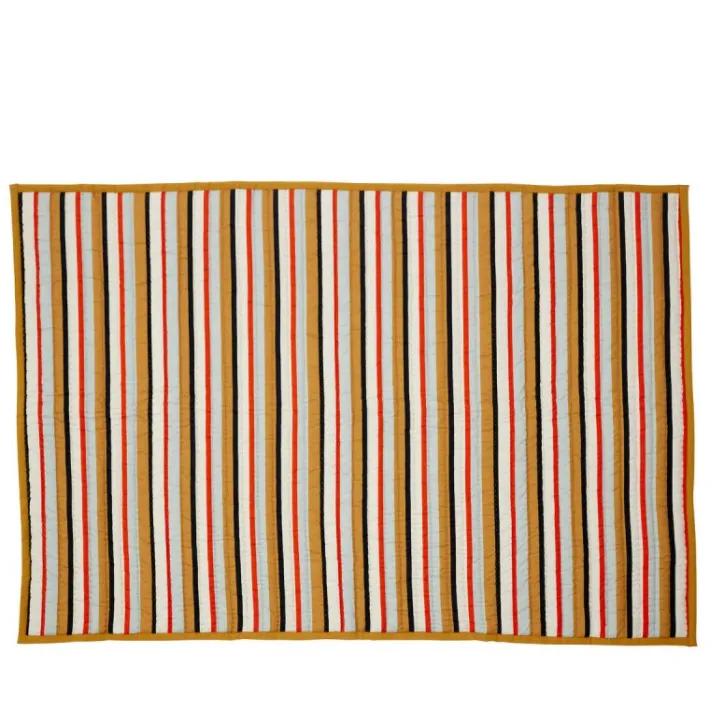 Pavilion Plaid Stripe Ochre/Multicolour^Hübsch Best Sale