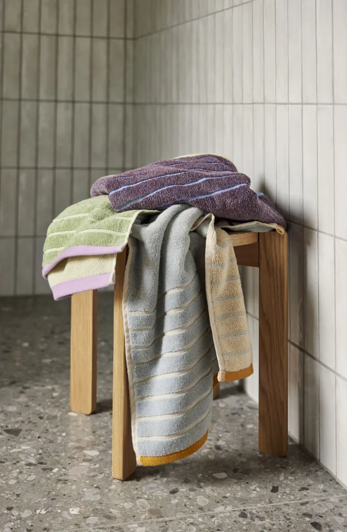 Promenade Towel Small Purple/Blue^Hübsch Best Sale