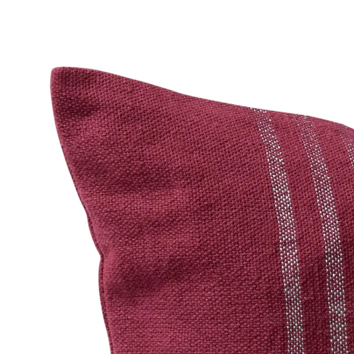 Quadrum Woven Cushion Burgundy^Hübsch Hot