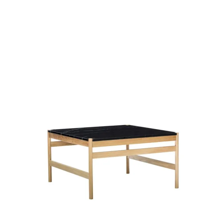 Raw Coffee Table Black/Natural^Hübsch New