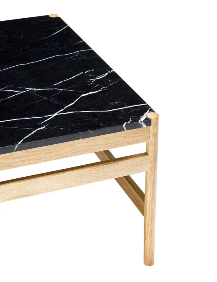 Raw Coffee Table Black/Natural^Hübsch New