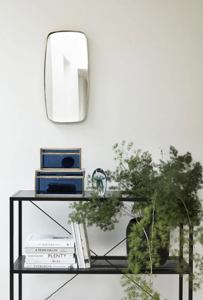 Retro Wall Mirror Rectangular^Hübsch Store