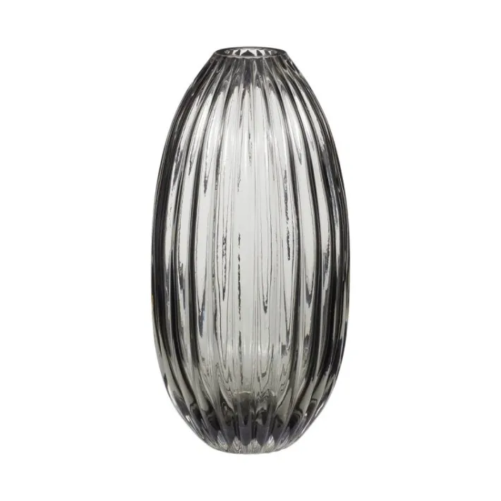 Ripple Vase Grey^Hübsch Discount