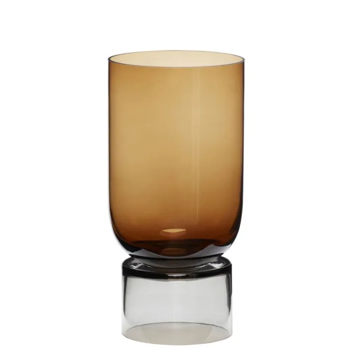 Stand Vase Large Amber^Hübsch Clearance