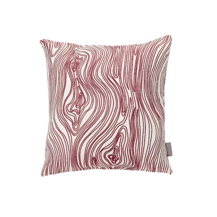 Structure Cushion Red^Hübsch Cheap