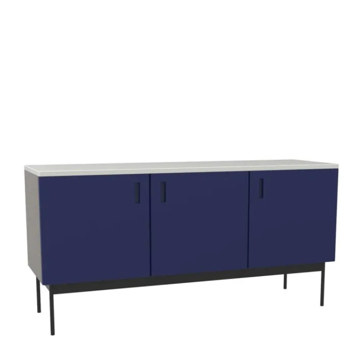 Study Console Table Dark blue^Hübsch Shop