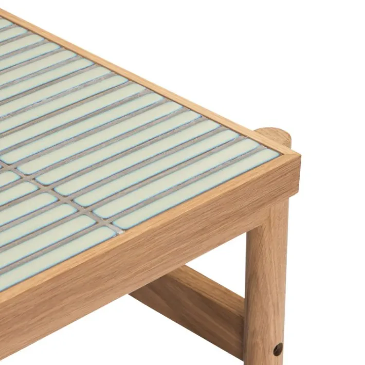Tile Coffee Table Mint/Natural^Hübsch Sale